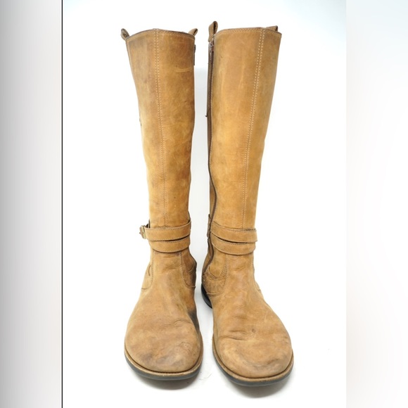 Merrell Tetra Strap Waterproof Boots Shoes Women’s Size 11 Tan Brown Leather - Picture 7 of 10